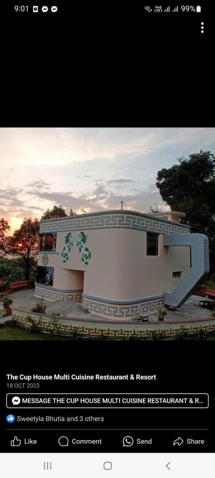 The Cup House Resort Namchi Екстериор снимка